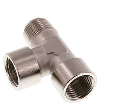 R 1/2'' x G 1/2'' M/F T-Stück aus vernickeltem Messing 16 bar