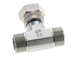 UN 1-3/16''-12 M/F Verzinktes Stahl T-Stück ORFS mit Überwurfmutter 400 Bar - Hydraulisch