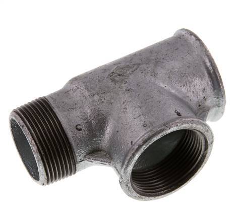 R 1 1/2'' x Rp 1 1/2'' M/F Verzinktes Gusseisen T 25 Bar