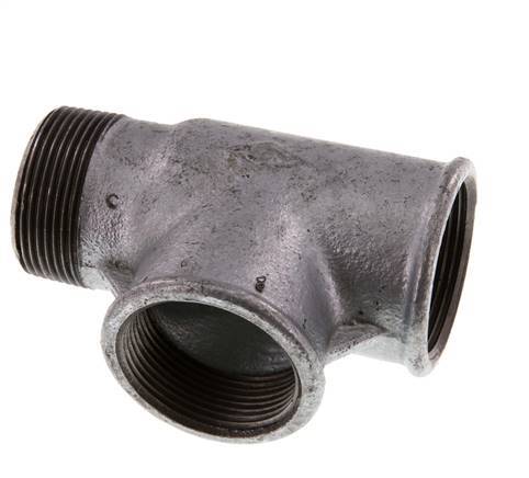 R 1 1/2'' x Rp 1 1/2'' M/F Verzinktes Gusseisen T 25 Bar