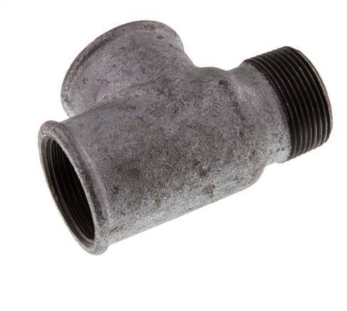 R 1 1/4'' x Rp 1 1/4'' M/F Verzinktes Gusseisen T 25 Bar