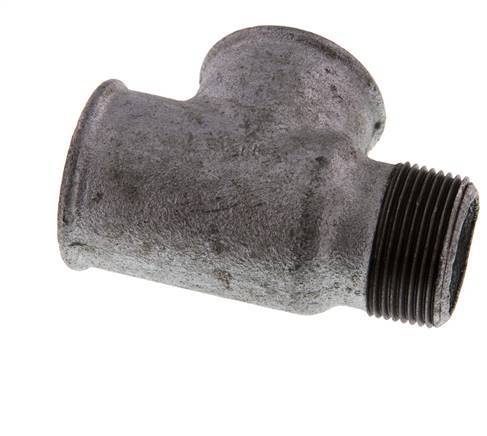 R 1 1/4'' x Rp 1 1/4'' M/F Verzinktes Gusseisen T 25 Bar