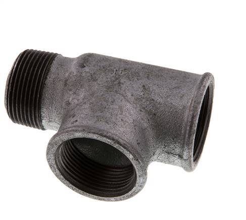 R 1 1/4'' x Rp 1 1/4'' M/F Verzinktes Gusseisen T 25 Bar