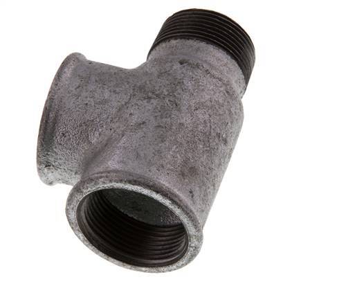 R 1 1/4'' x Rp 1 1/4'' M/F Verzinktes Gusseisen T 25 Bar