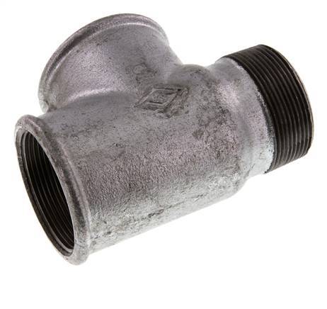 R 2'' x Rp 2'' M/F Verzinktes Gusseisen T 25 Bar