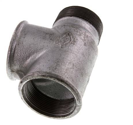 R 2'' x Rp 2'' M/F Verzinktes Gusseisen T 25 Bar