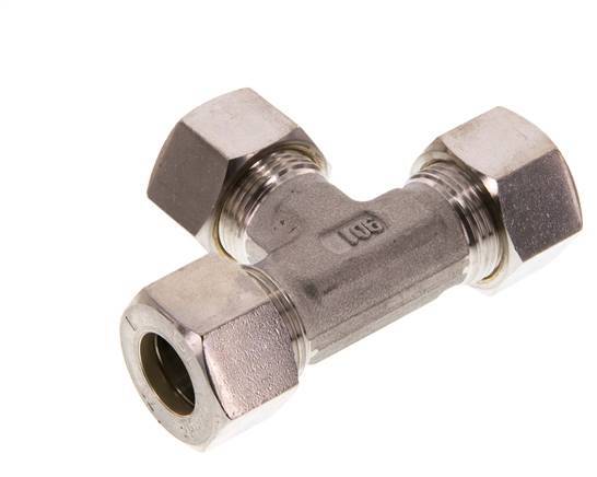 15L Stainless steel Tee Compression Fitting 315 Bar DIN 2353
