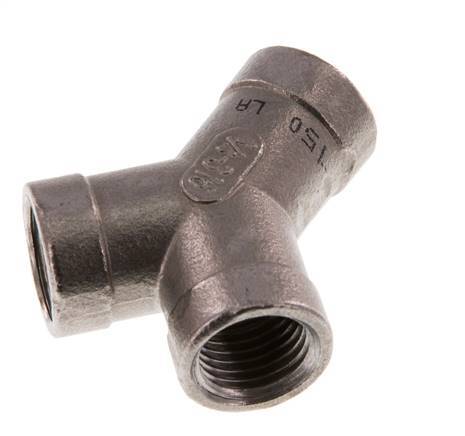 Rp 1/4'' Edelstahl Y-Stück 16 Bar