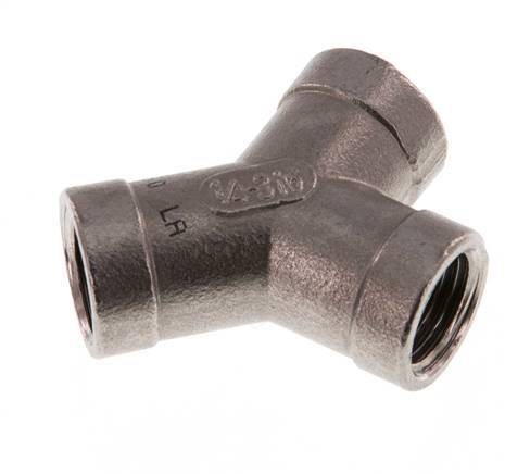 Rp 1/4'' Edelstahl Y-Stück 16 Bar