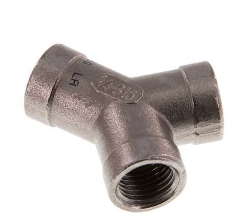 Rp 1/4'' Edelstahl Y-Stück 16 Bar