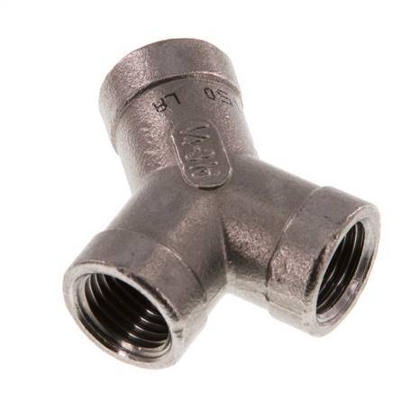 Rp 1/4'' Edelstahl Y-Stück 16 Bar