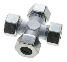 25S Zinc plated Steel Cross Cutting Ring 400 Bar DIN 2353