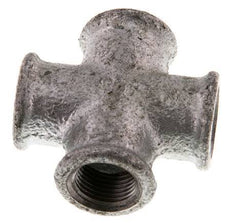 Rp 3/8'' Female Zinc plated Cast iron Cross 25 Bar [2 Pieces]