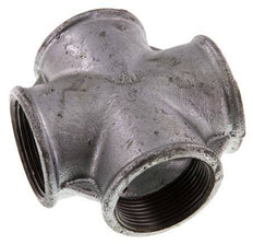 Rp 1 1/2'' Female Zinc plated Cast iron Cross 25 Bar