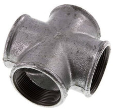 Rp 2'' Female Zinc plated Cast iron Cross 25 Bar