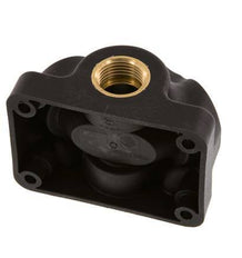 G 1/2'' Plastic Wall Mounted 4-way Air Junction with through-hole 15 Bar