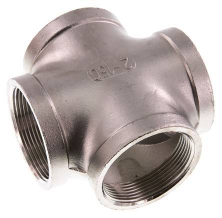 Rp 2'' Female Stainless steel Cross 16 Bar