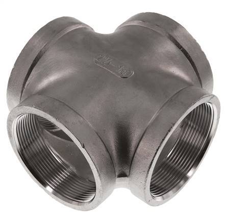 Rp 2 1/2'' Female Edelstahl Kreuz 16 Bar