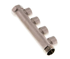 G 3/4'' x 4xG 1/2'' F/M/F Nickel plated Brass Distributor pipes 10 Bar
