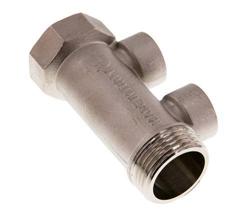 G 1'' x 2xG 1/2'' F/M/F Nickel plated Brass Distributor pipes 10 Bar