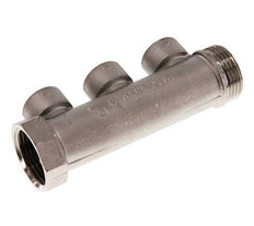 G 1'' x 3xG 1/2'' F/M/F Vernickeltes Messing Verteilerrohre 10 Bar
