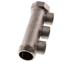 G 1'' x 3xG 1/2'' F/M/F Vernickeltes Messing Verteilerrohre 10 Bar