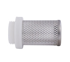 G 1 1/4'' Stainless steel/nylon Suction Strainer 1.2 mm Mesh [2 Pieces]