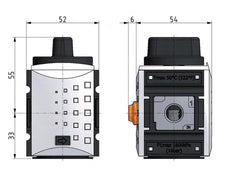 3/2 Kugelhahn G3/8 1900 l/min Futura 1