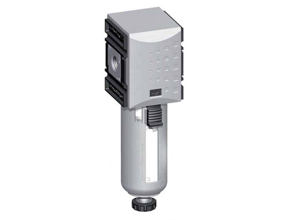 Filter 5microns G3/8'' 2200l/min Semi-Auto Metal Futura 1