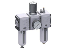 FRL 3-Part G1/2'' 3500 l/min 0.5-16.0bar/7-232psi Auto Polycarbonate Futura 2