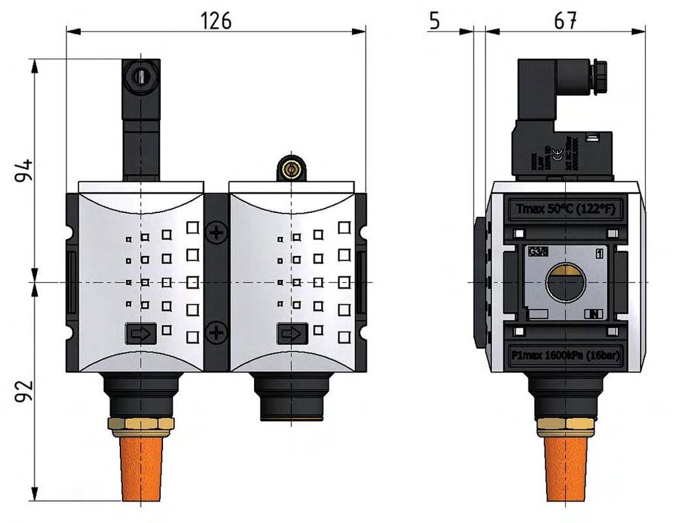Soft-start Valve G1/2 115VAC 3400 l/min Futura 2