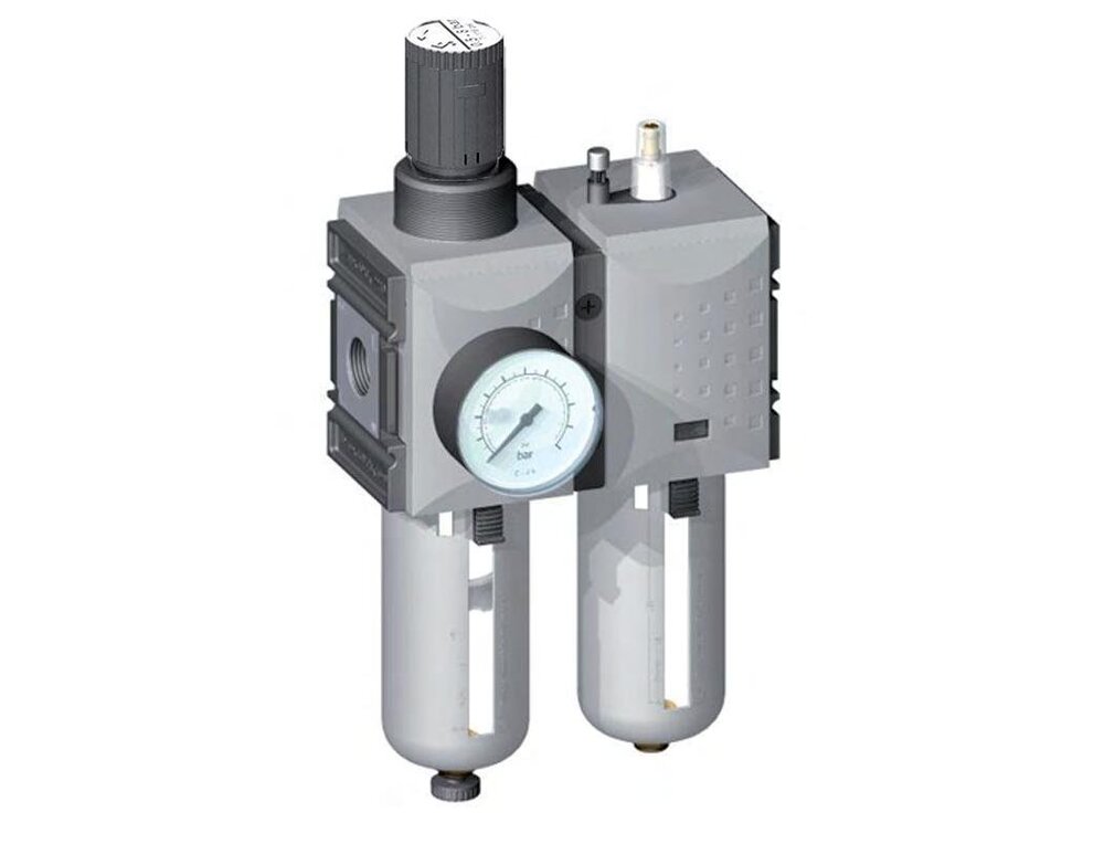 FRL 2-Part G1'' 12000 l/min 0.5-10.0bar/7-145psi Auto Polycarbonate Futura 4