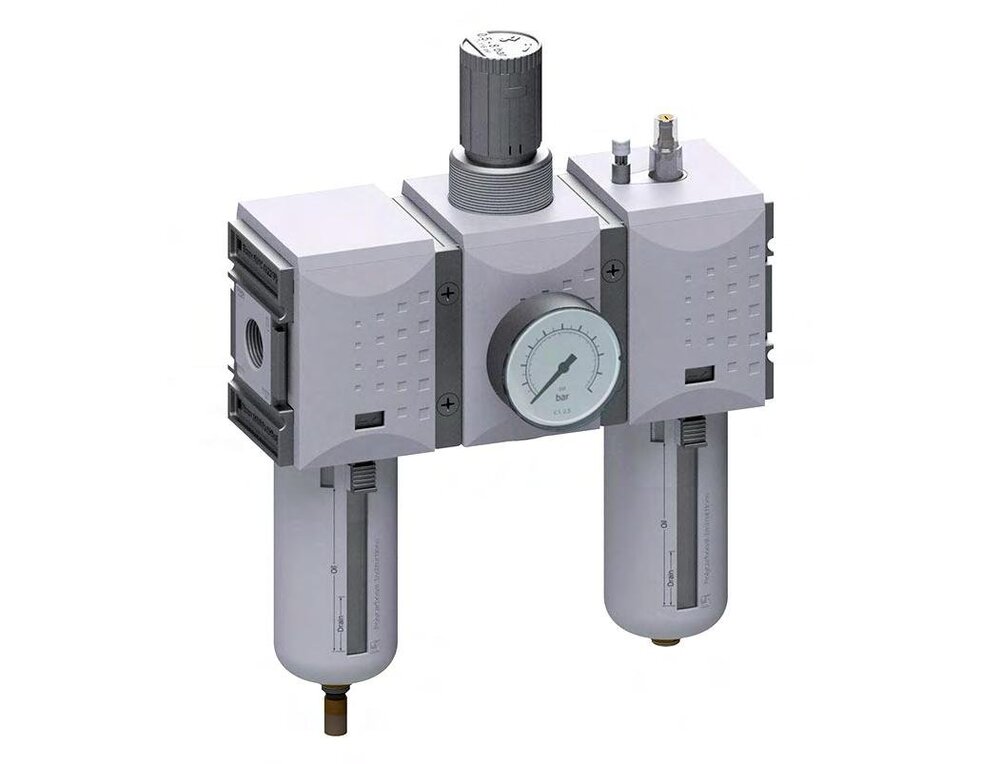 FRL G1'' 12000l/min 0,5-10,0bar/7-145psi Futura 4