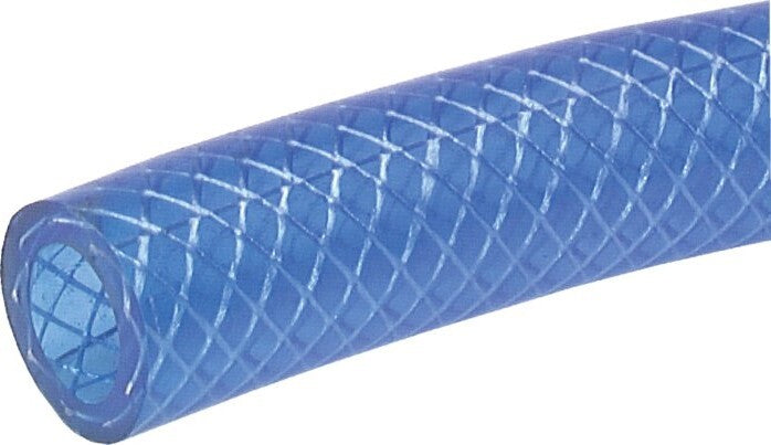 PVC Universal-Flüssigkeitsschlauch 13,2x19,8 mm 10 m Farbe blau lebensmittelecht