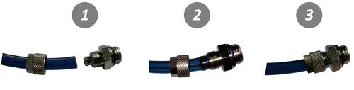 12/10 mm x G3/8'' Female Straight Push-on Fitting [2 Pieces]