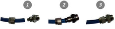12/10 mm x G3/8'' Female Straight Push-on Fitting [2 Pieces]