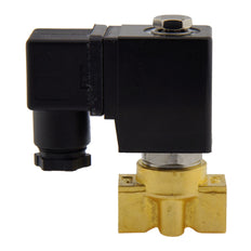 Solenoid Valve HP-DA 1/4'' Brass PTFE 4-100bar 120V AC