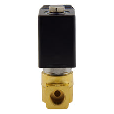 Solenoid Valve HP-DA 1/4'' Brass PTFE 4-100bar 120V AC