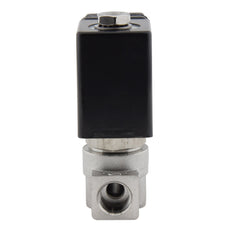 Solenoid Valve HP-DA 1/4'' Stainless Steel PTFE 4-100bar 120V AC
