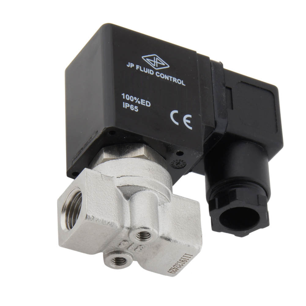 Solenoid Valve HP-DA 1/4'' high pressure stainless steel FKM 0-100bar 24V AC