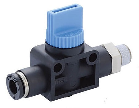 5/16" - R3/8" 3/2-Way Shut-Off Hand Valve