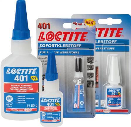 Loctite Sofortklebstoff 500ml Schwarz 20-50s Aushärtezeit Metall-, Kunststoff- und Gummioberflächen