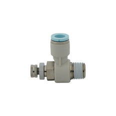 5/16" - R1/4" Elbow Clean-Room Package Pneumatic Needle Valve