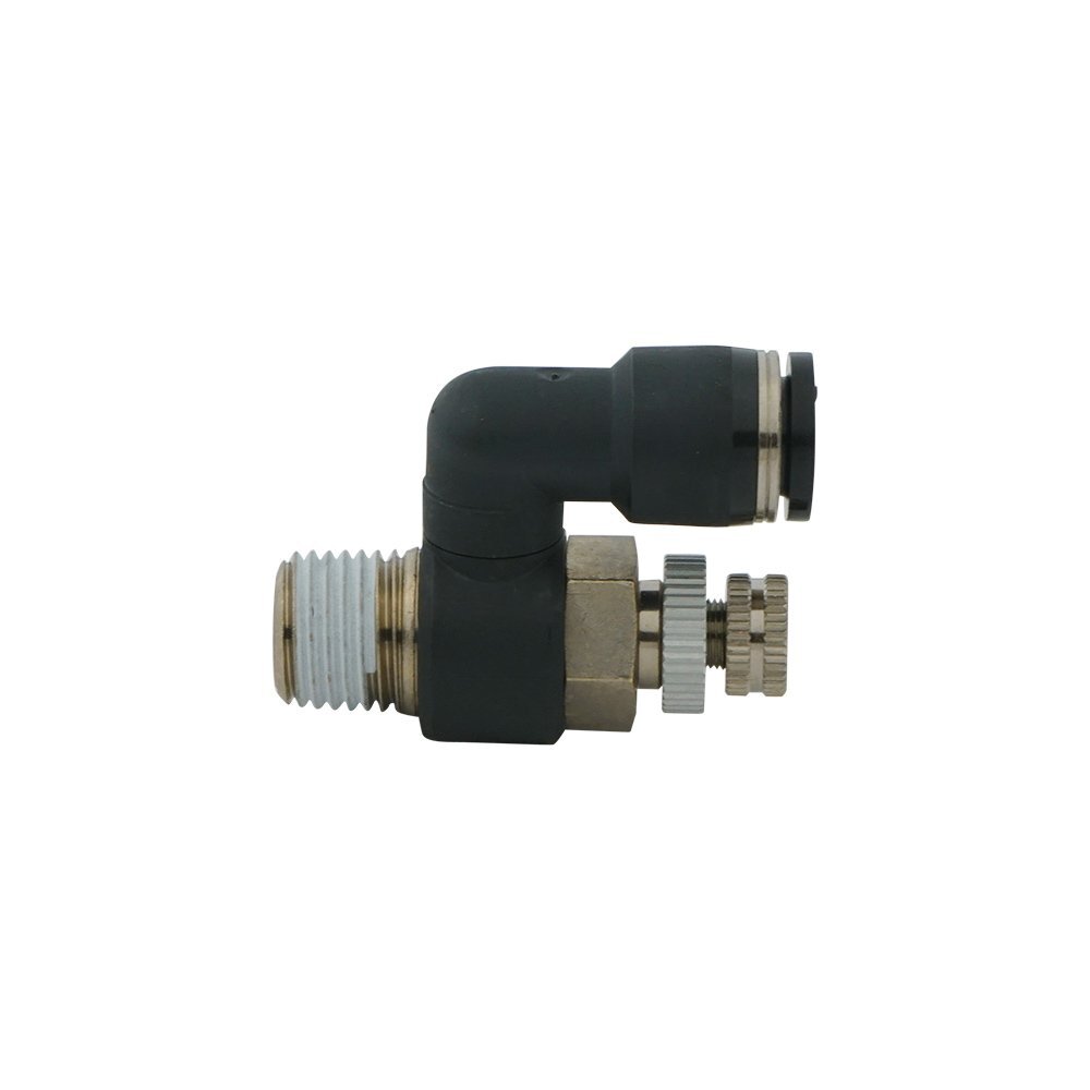 10mm - R1/4" Rotatable Pneumatic Needle Valve