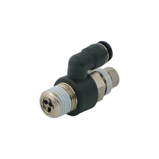 8mm - R1/4" Meter-In Rotatable Flow Control Valve
