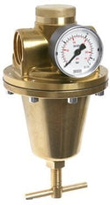 Wasser- und Luftdruckminderer Messing G1/4'' 2,5 l/min 0,5-10 bar/7-145psi