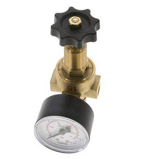 Water & Air Pressure Reducer Brass G1/4'' 2.5 l/min 0.5-25 bar/7-362psi