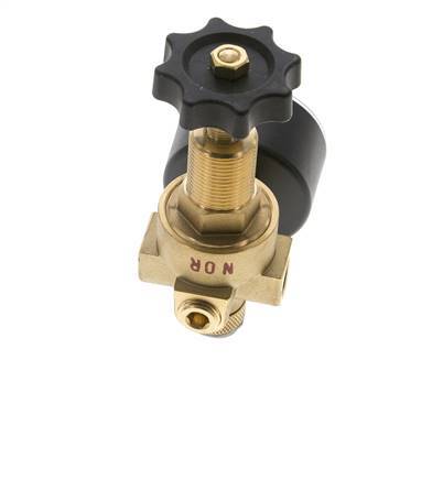 Wasser- und Luftdruckminderer Messing G1/4'' 2,5 l/min 0,5-16 bar/7-232psi