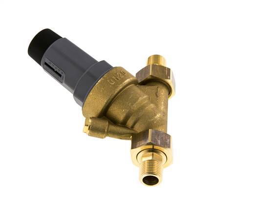 Wasser Druckminderer Messing R1/2'' 33 L/min 1.5-6 Bar/22-87Psi Trinkwasser