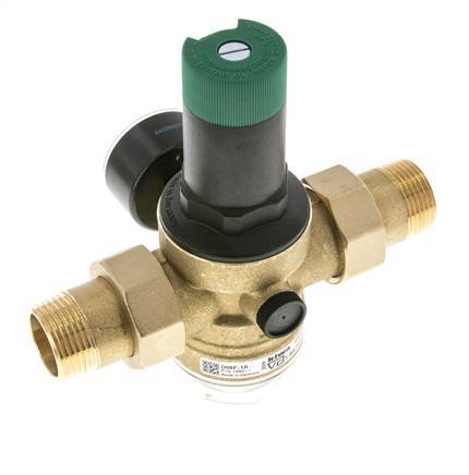 Filter Pressure Reducer Brass R1'' 97 l/min 1.5-6 bar/22-87psi Drinking Water